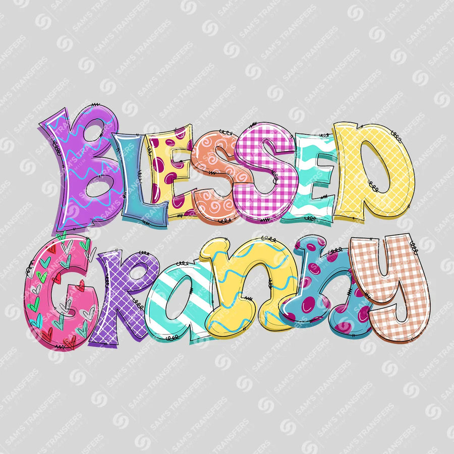 Blessed Granny Ready-to-Press DTF Transfer | SAT07379