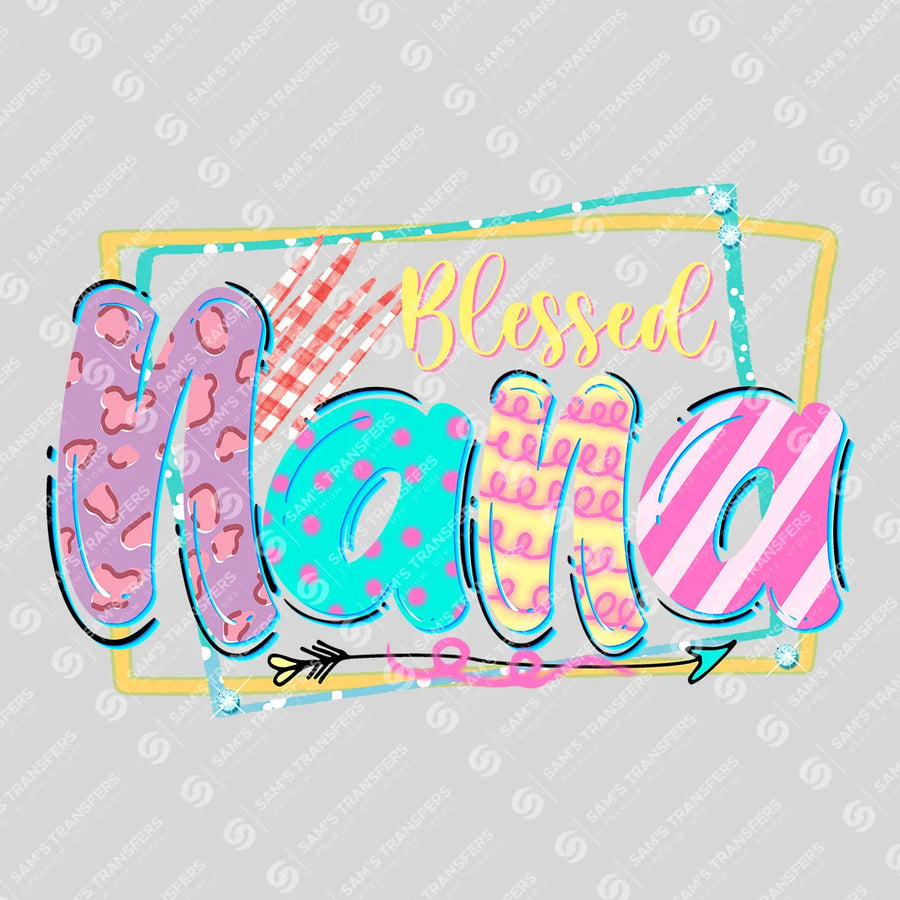 Blessed Nana Ready-to-Press DTF Transfer | SAT07380