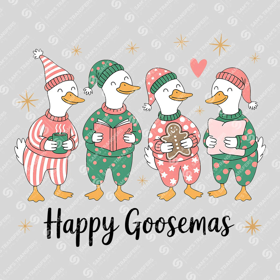 Happy Goosemas Ready-to-Press DTF Transfer | SAT07386