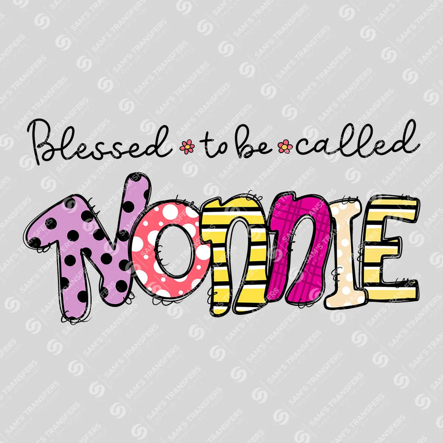 Blessed to Be Called Nonnie Ready-to-Press DTF Transfer | SAT07406