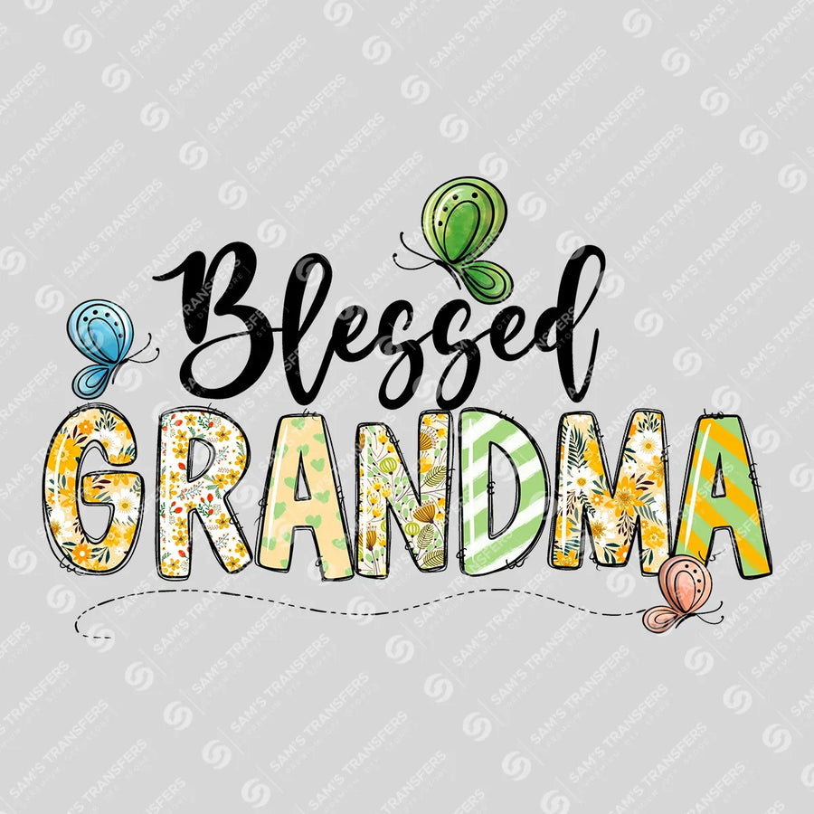 Blessed Grandma Ready-to-Press DTF Transfer | SAT07407