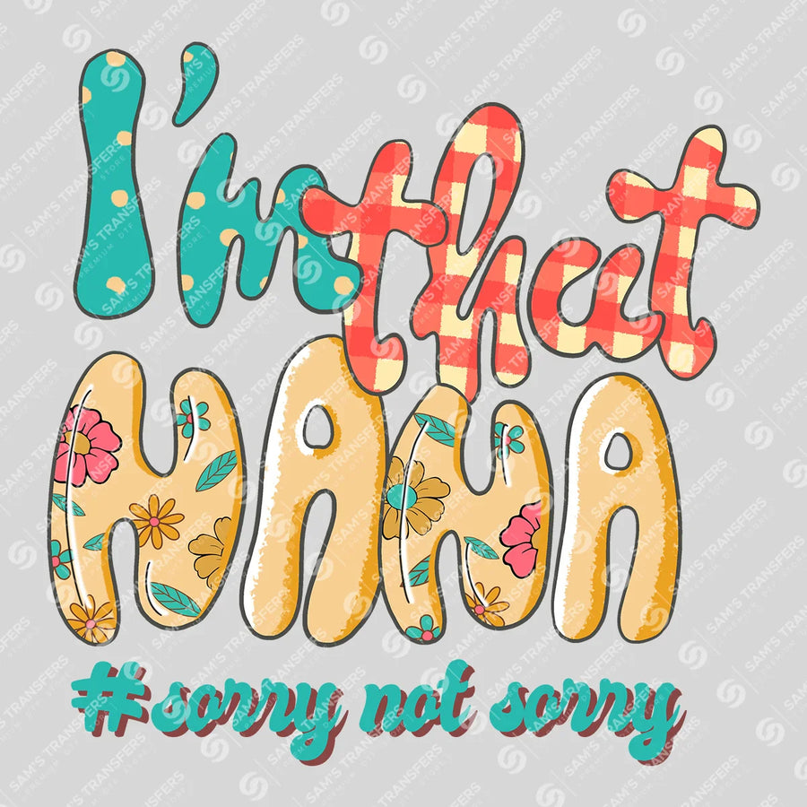 I'm That Mama Ready-to-Press DTF Transfer | SAT07416