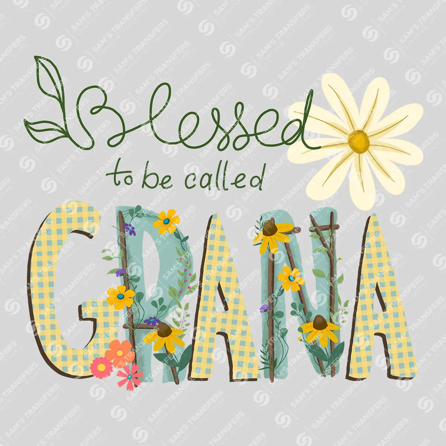 Blessed to Be Called Grana Ready-to-Press DTF Transfer | SAT07427