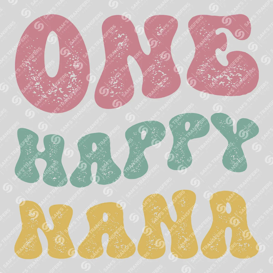 One Happy Nana Ready-to-Press DTF Transfer | SAT07432