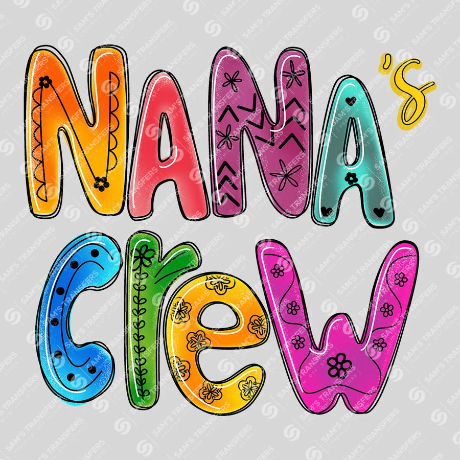 Nana's Crew Ready-to-Press DTF Transfer | SAT07444