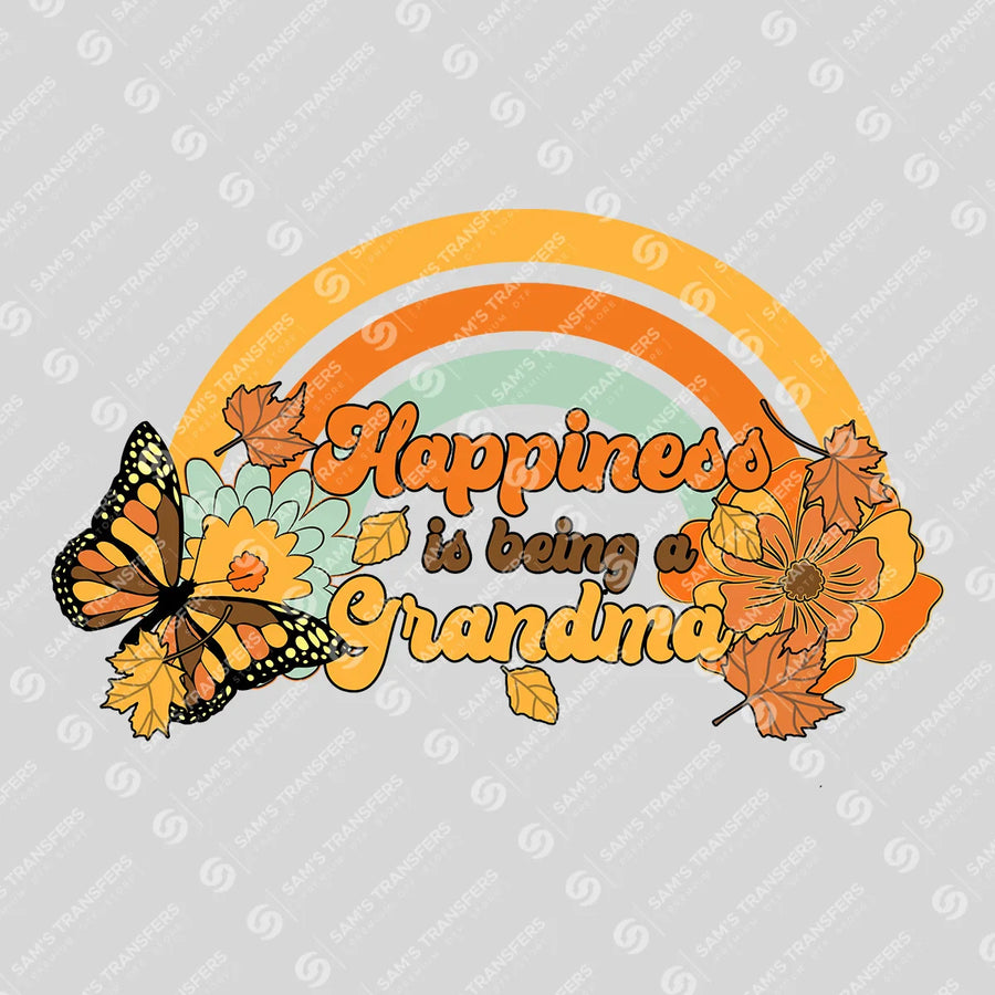 Happiness Is Being a Grandma Ready-to-Press DTF Transfer | SAT07450