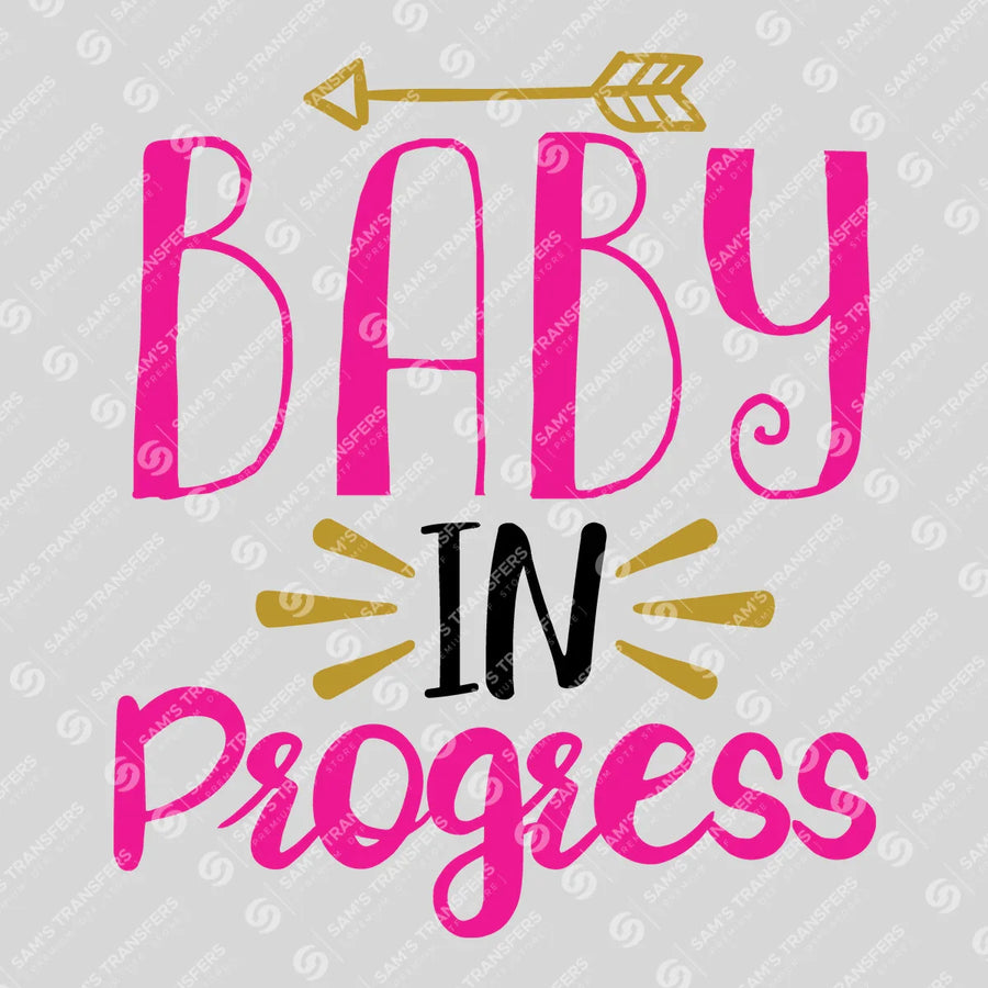 Baby in Progress Ready-to-Press DTF Transfer | SAT07465