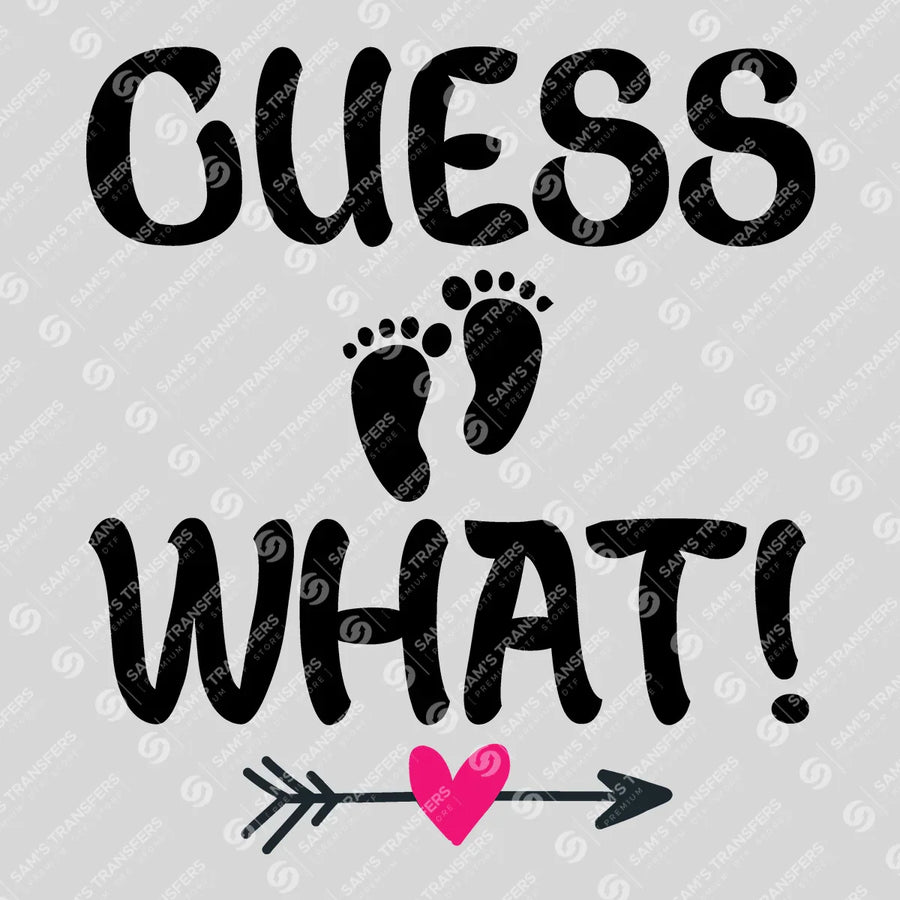 Guess What Footprints Ready-to-Press DTF Transfer | SAT07509
