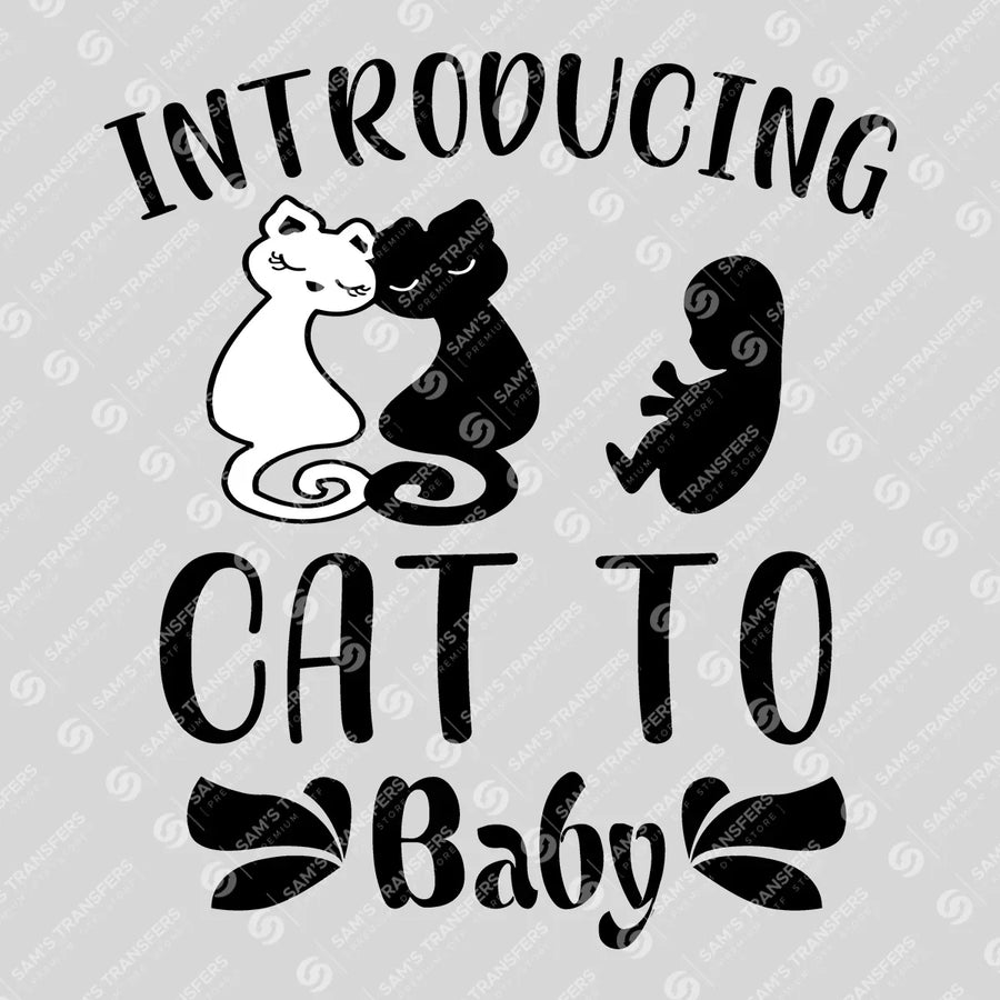 Introducing Cat to Baby Ready-to-Press DTF Transfer | SAT07528