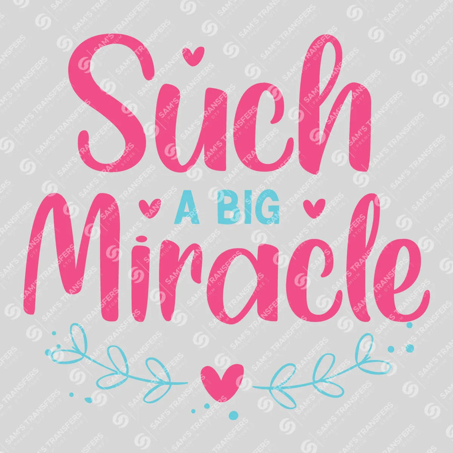 Such a Big Miracle Ready-to-Press DTF Transfer | SAT07577