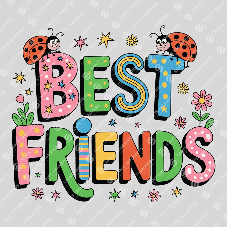 Best Friends Ready-to-Press DTF Transfer | SAT07605