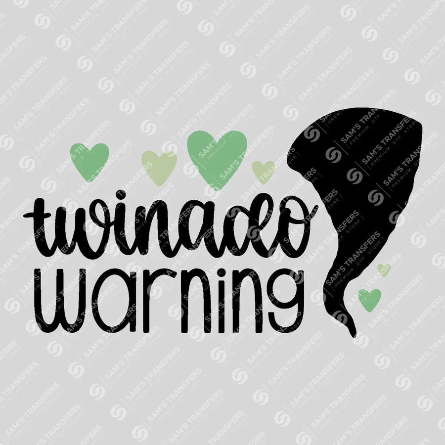 Twinado Warning Ready-to-Press DTF Transfer | SAT07786