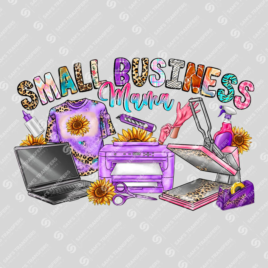 Small Business Mom Ready-to-Press DTF Transfer | SAT08605