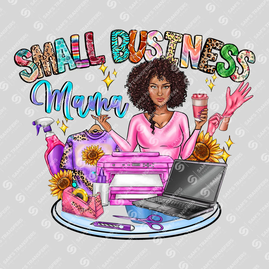 Small Business Mama Ready-to-Press DTF Transfer | SAT08606