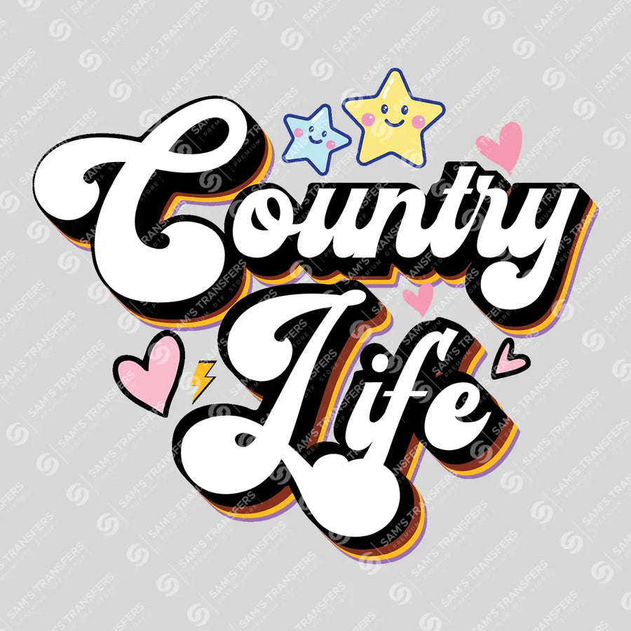 Country Life Ready-to-Press DTF Transfer | SAT08659
