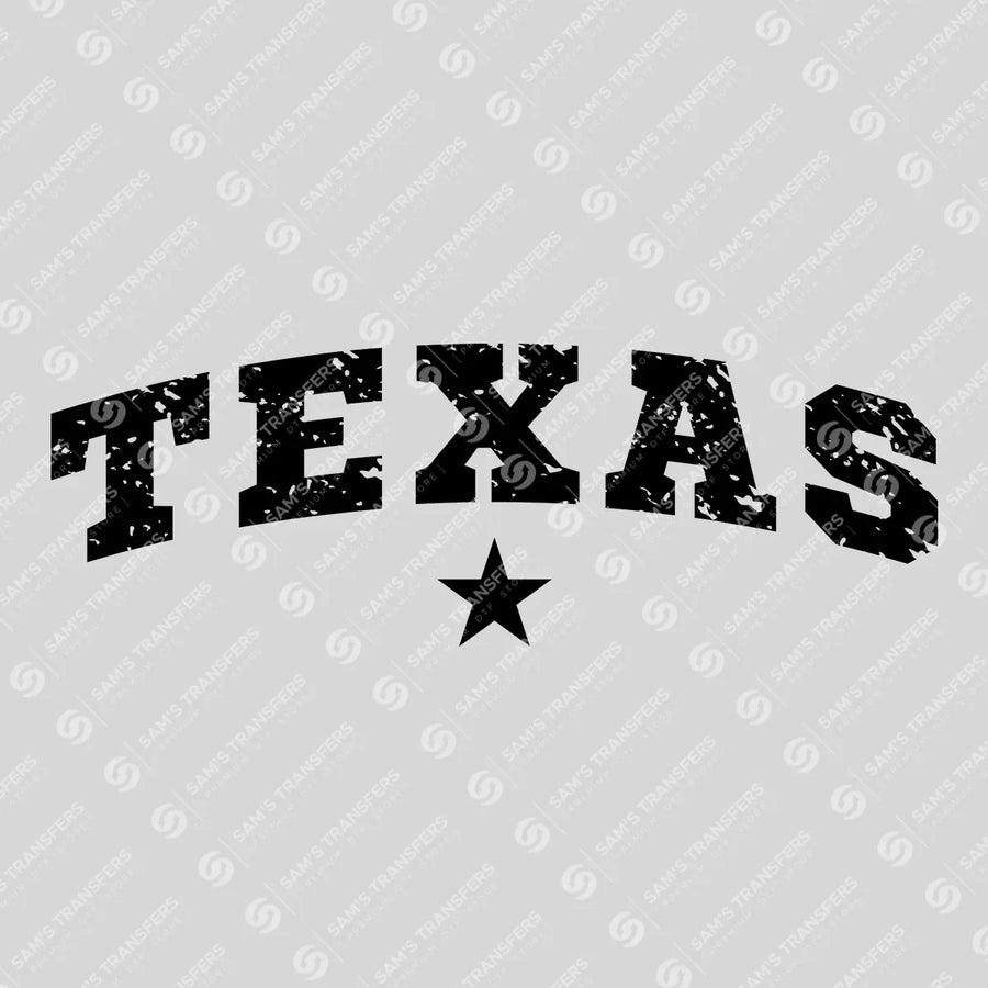 Texas Varsity Star Ready-to-Press DTF Transfer | SAT08867