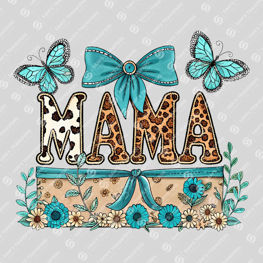 Mama Cow Butterfly Ready-to-Press DTF Transfer | SAT09066