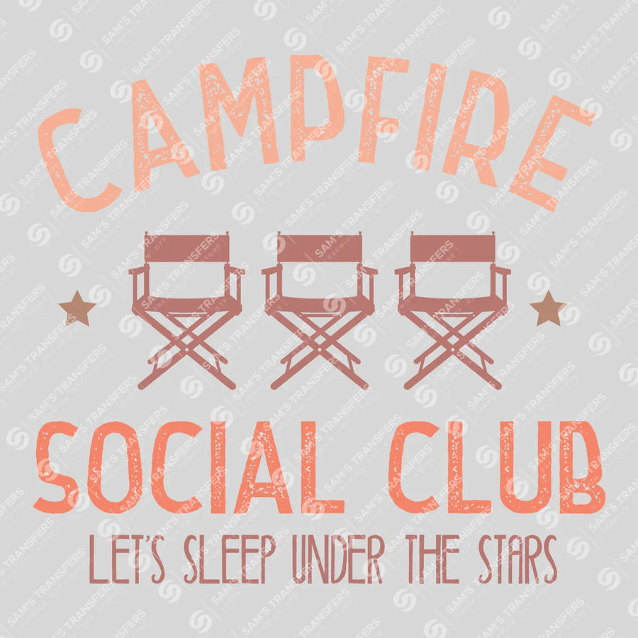 Campfire Social Club Ready-to-Press DTF Transfer | SAT09437