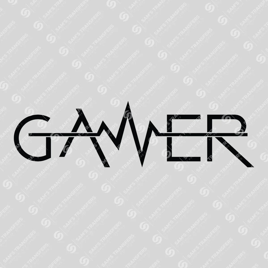 Gamer Heartbeat Ready-to-Press DTF Transfer | SAT09604