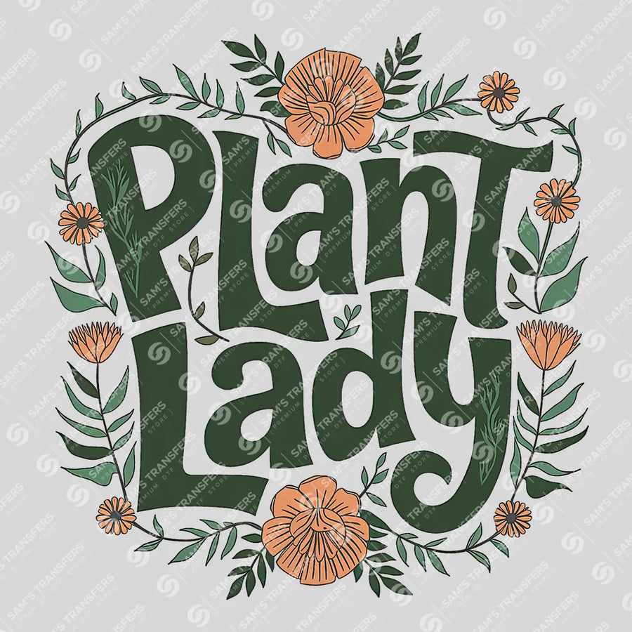 Plant Lady Ready-to-Press DTF Transfer | SAT09670