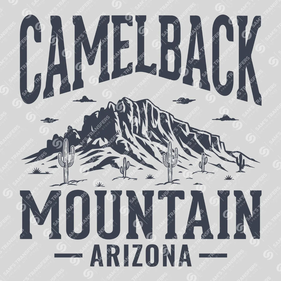 Camelback Mountain Arizona Ready-to-Press DTF Transfer | SAT09752