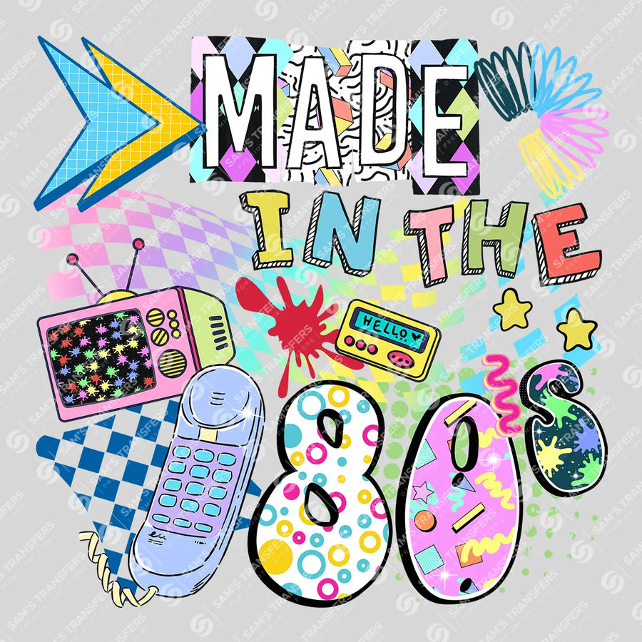 Made In The 80s Ready-to-Press DTF Transfer | SAT09994