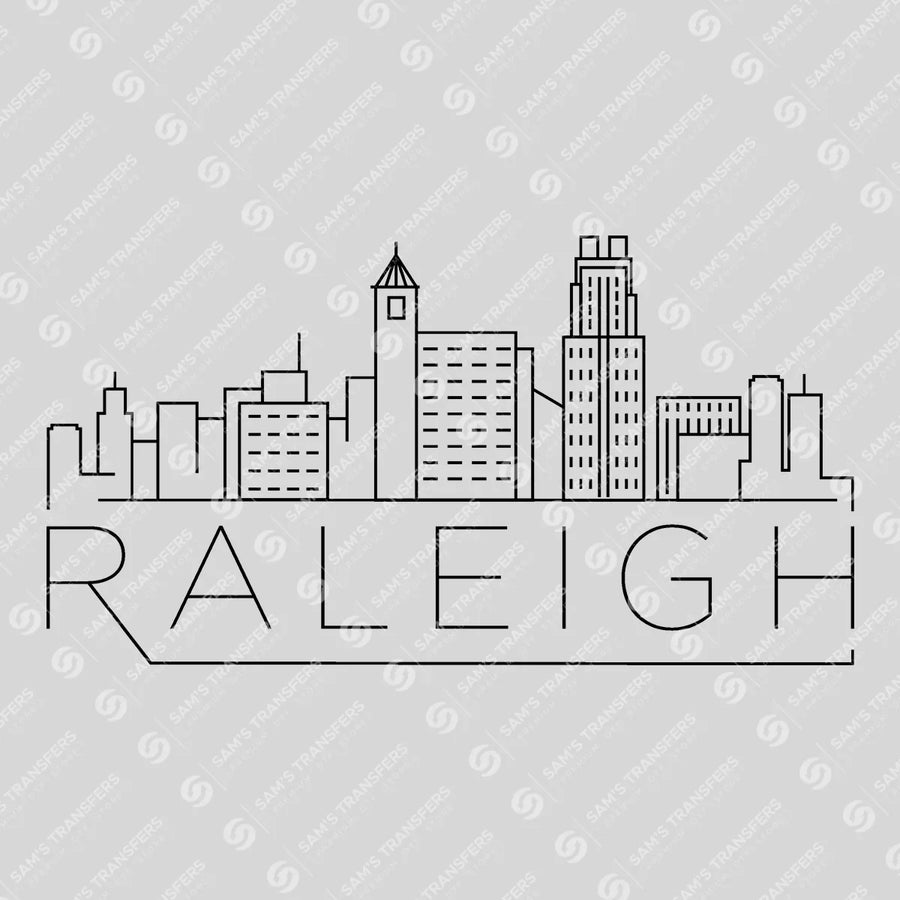 Raleigh Skyline Ready-to-Press DTF Transfer | SAT10074