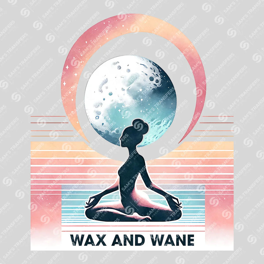 Wax And Wane Ready-to-Press DTF Transfer | SAT10085