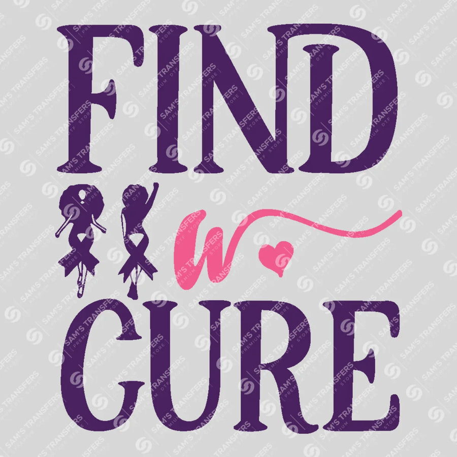 Find A Cure Ready-to-Press DTF Transfer | SAT10400