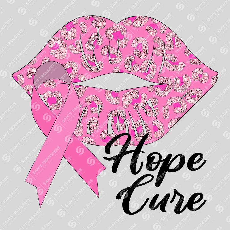 Hope Cure Lips Ready-to-Press DTF Transfer | SAT10426