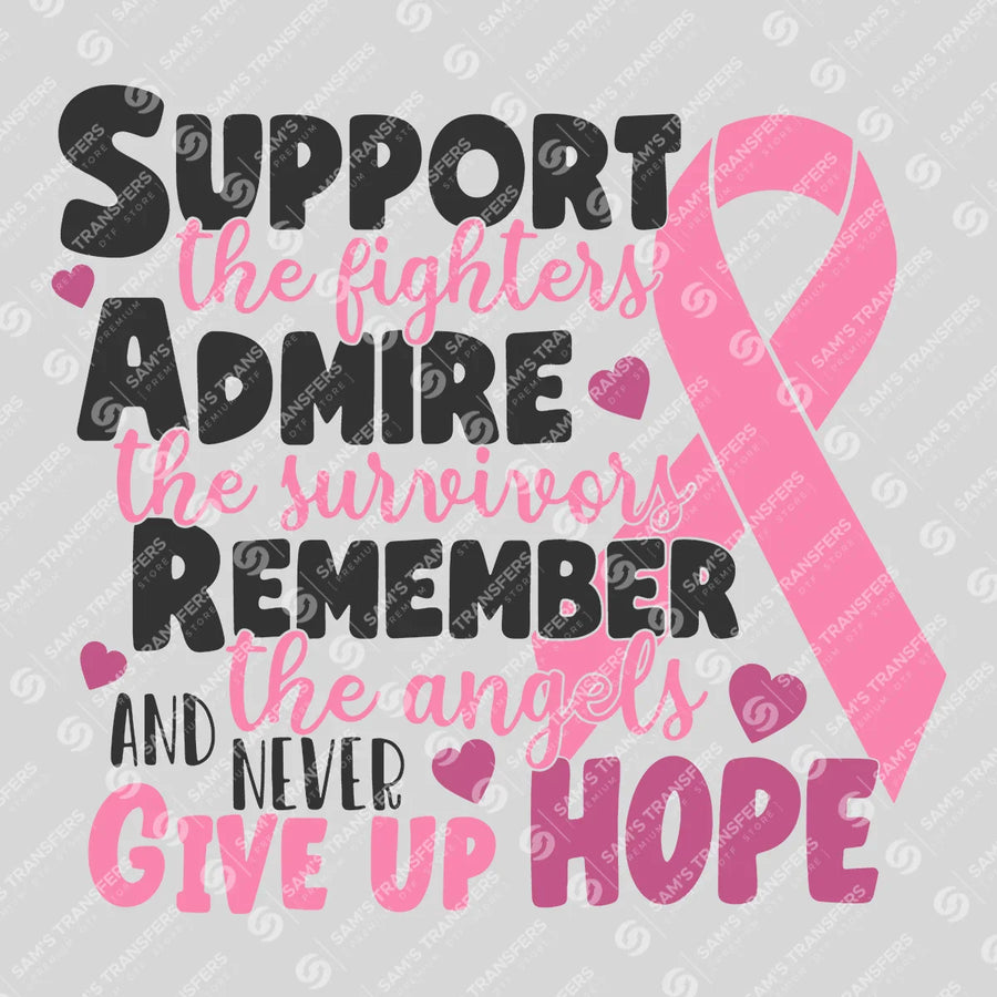 Never Give Up Hope Ready-to-Press DTF Transfer | SAT10431