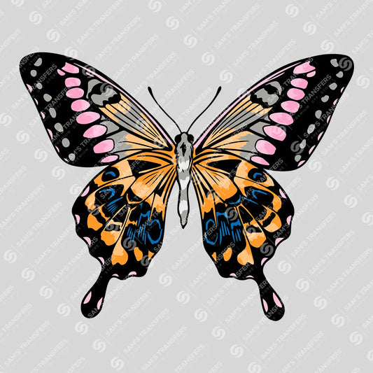 Apparel featuring a Orange Swallowtail Butterfly-themed DTF transfer.