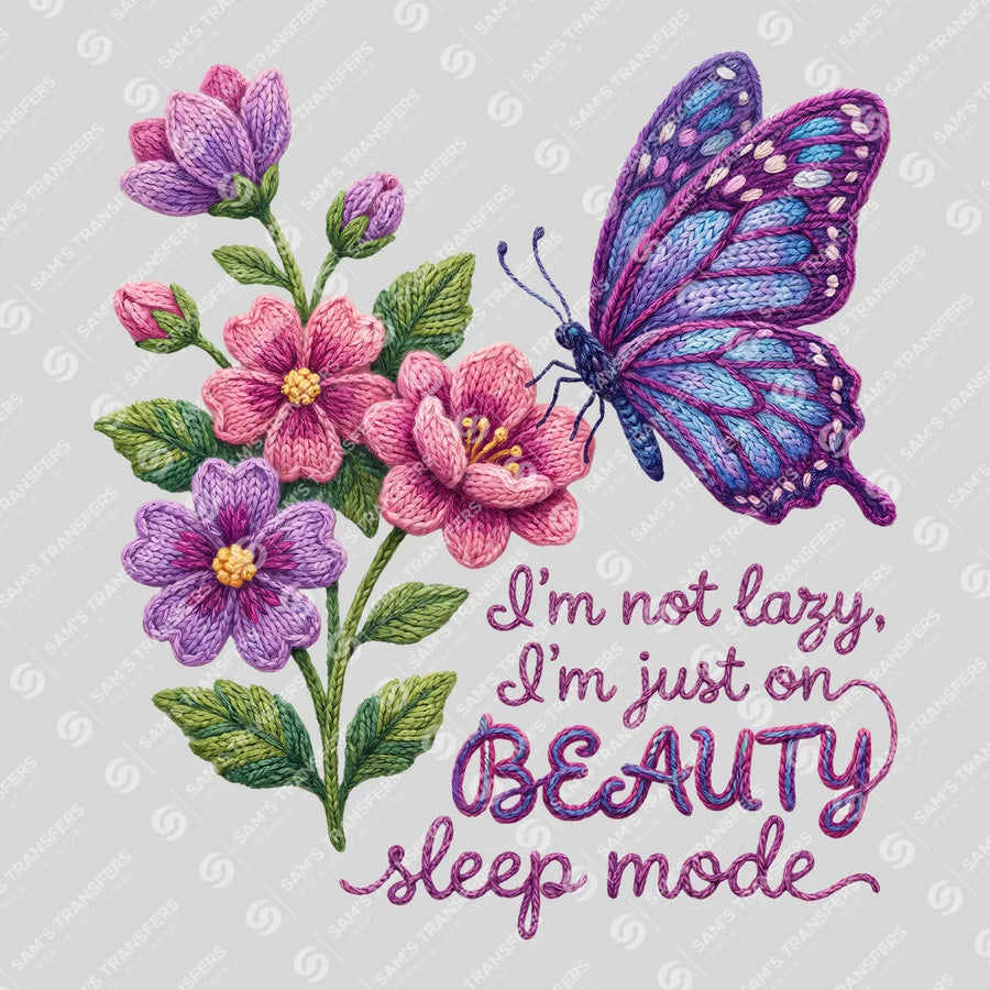 Beauty Sleep Mode Ready-to-Press DTF Transfer | SAT11101