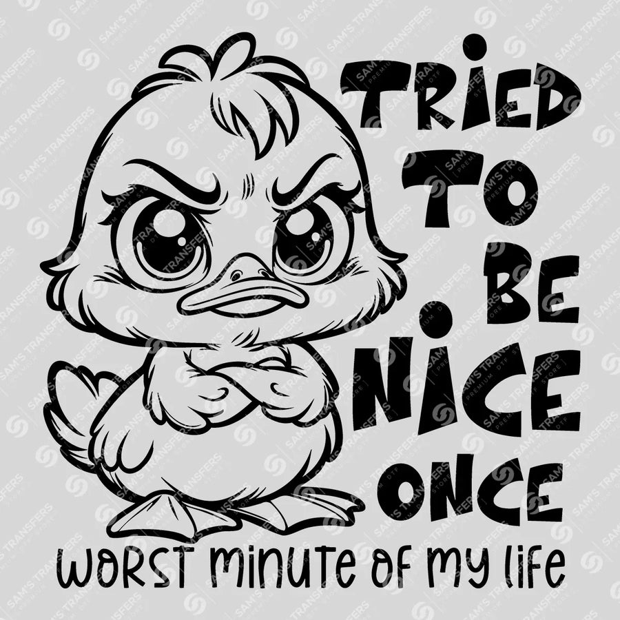 Tried To Be Nice Once Ready-to-Press DTF Transfer | SAT11163