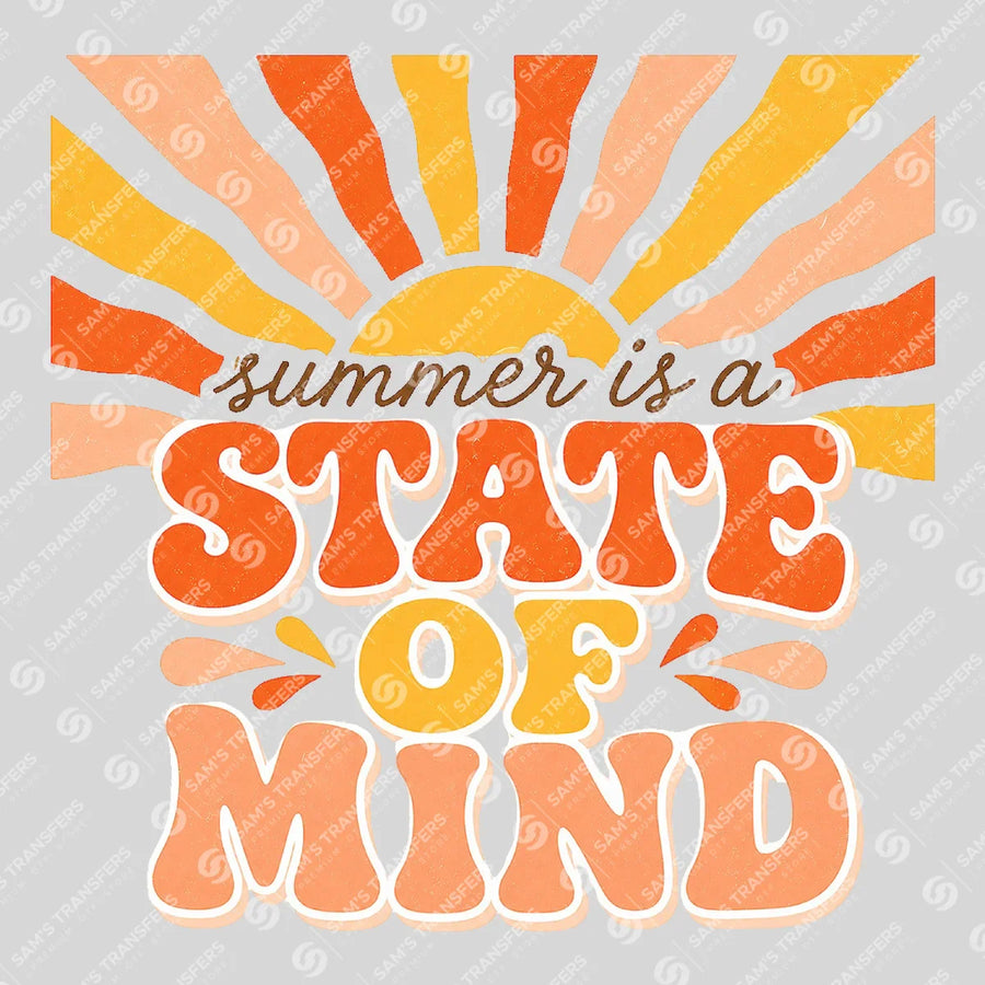 Summer Is A State Of Mind Ready-to-Press DTF Transfer | SAT11227