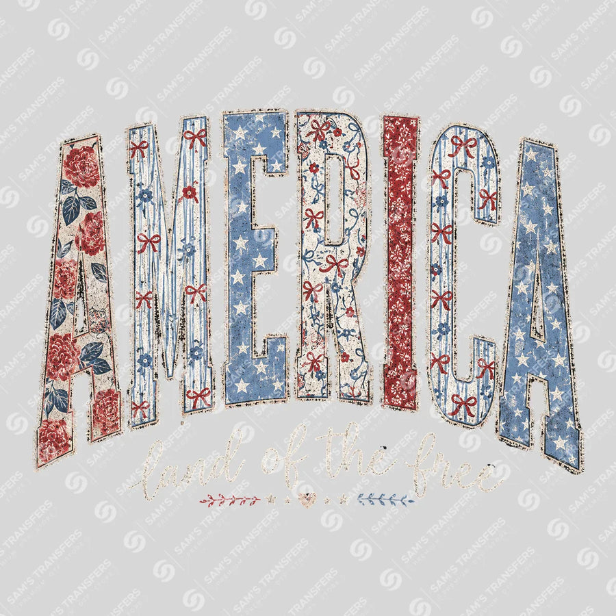 America Ready-to-Press DTF Transfer | SAT11565