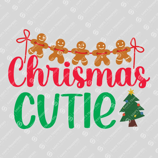 Christmas Cutie – Gingerbread and Tree Holiday Sweatshirt