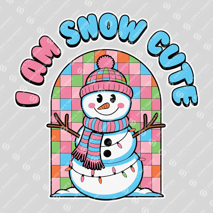 I Am Snow Cute – Funny Snowman Christmas Sweatshirt