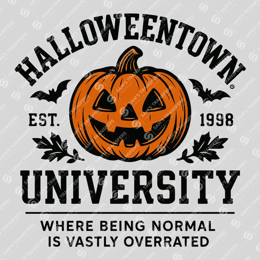Halloweentown University DTF Transfer – Pumpkin Jack Design