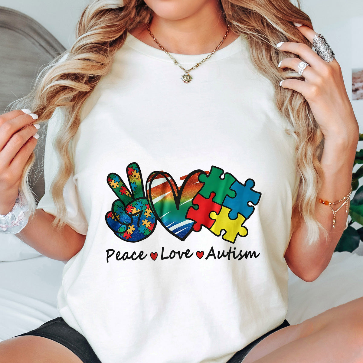 Tshirt featuring a Random-themed DTF transfer.