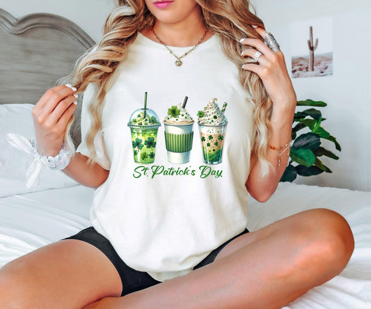 Shamrock Drinks St. Patrick’s Day Ready-to-Press DTF Transfer - Sam's DTF Transfers