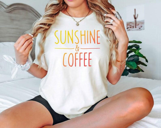 Sunshine & Coffee DTF Transfer - Sam's DTF Transfers