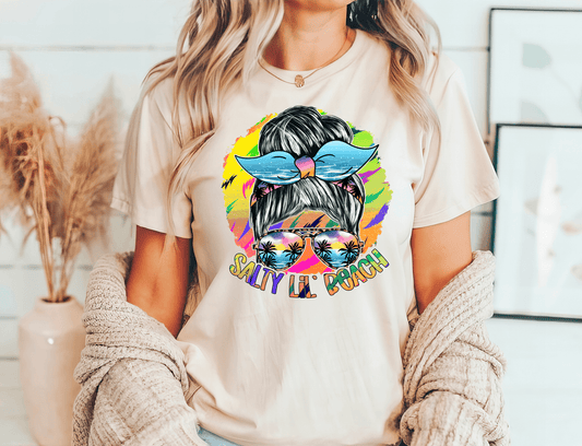 Salty Lil’ Beach Ready-to-Press DTF Transfer - Sam's DTF Transfers
