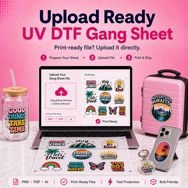 Upload Ready UV DTF Gang Sheet