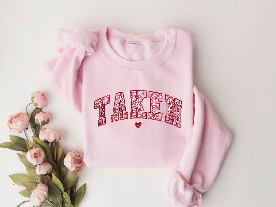TAKEN Valentine's Day Ready DTF Transfer