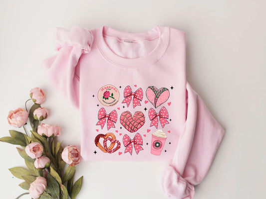 Sweet Treats & Bows Valentine's Day DTF Transfer - Sam's DTF Transfers