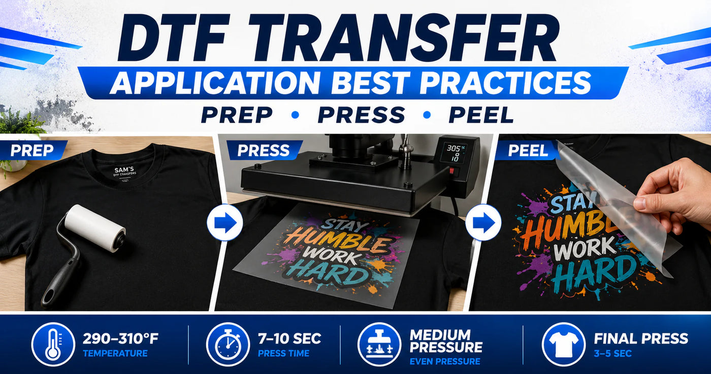 What are the Best Practices for DTF Transfer Application