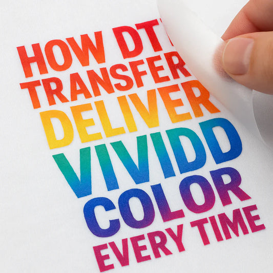 How DTF Transfers Deliver Vivid Color
