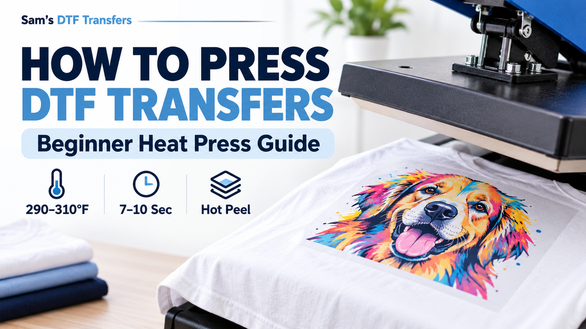 How to Use DTF Transfers: Heat Press Guide for Beginners