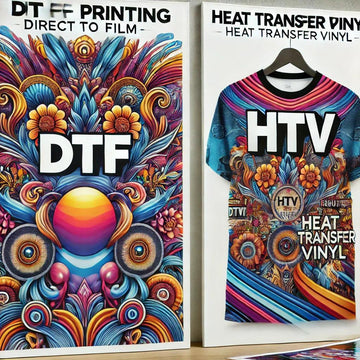 Understanding DTF and HTV Printing Techniques - Sam's DTF Transfers